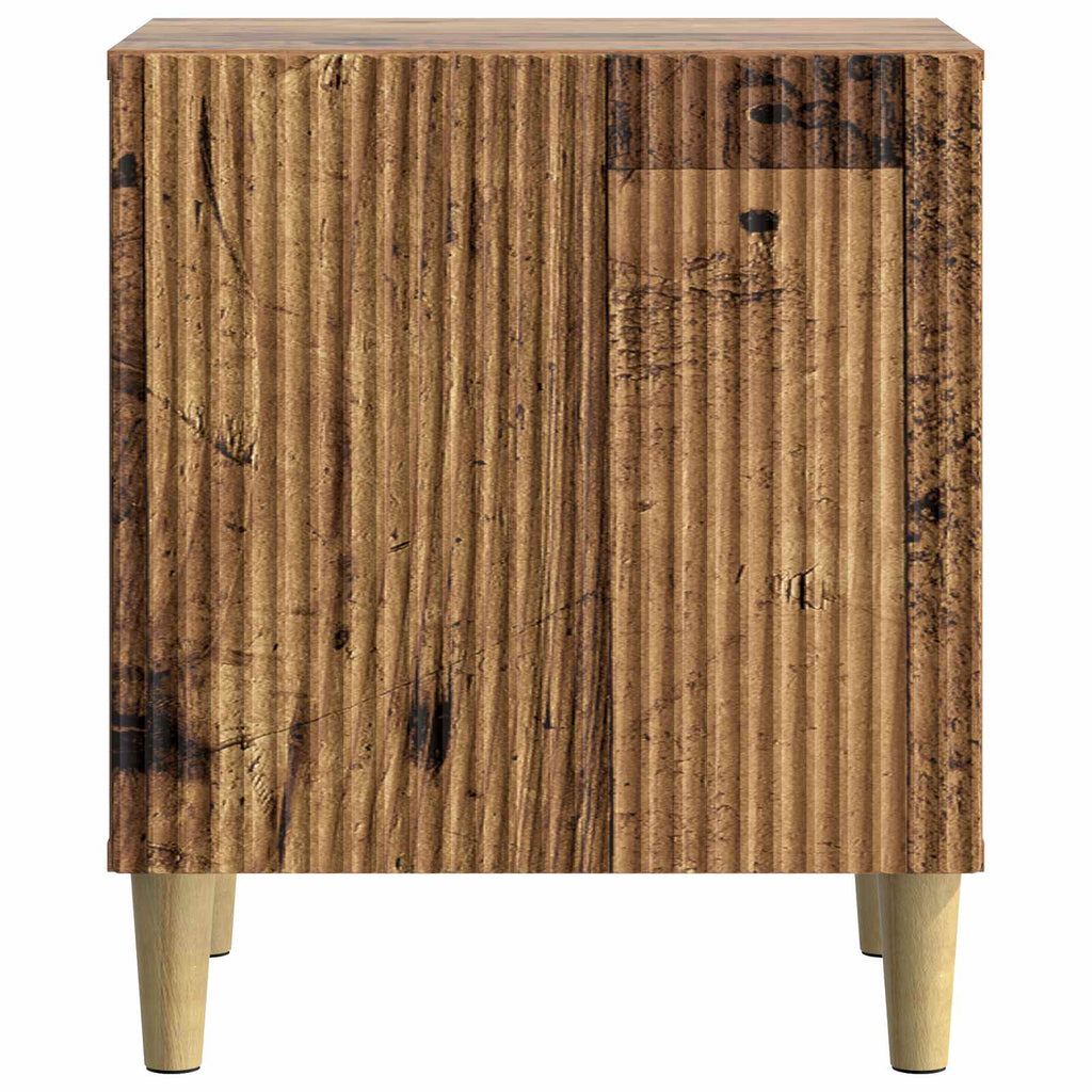 Nachttisch 2 pcs Altholz 43 x 34,5 x 50 cm Holzwerkstoff