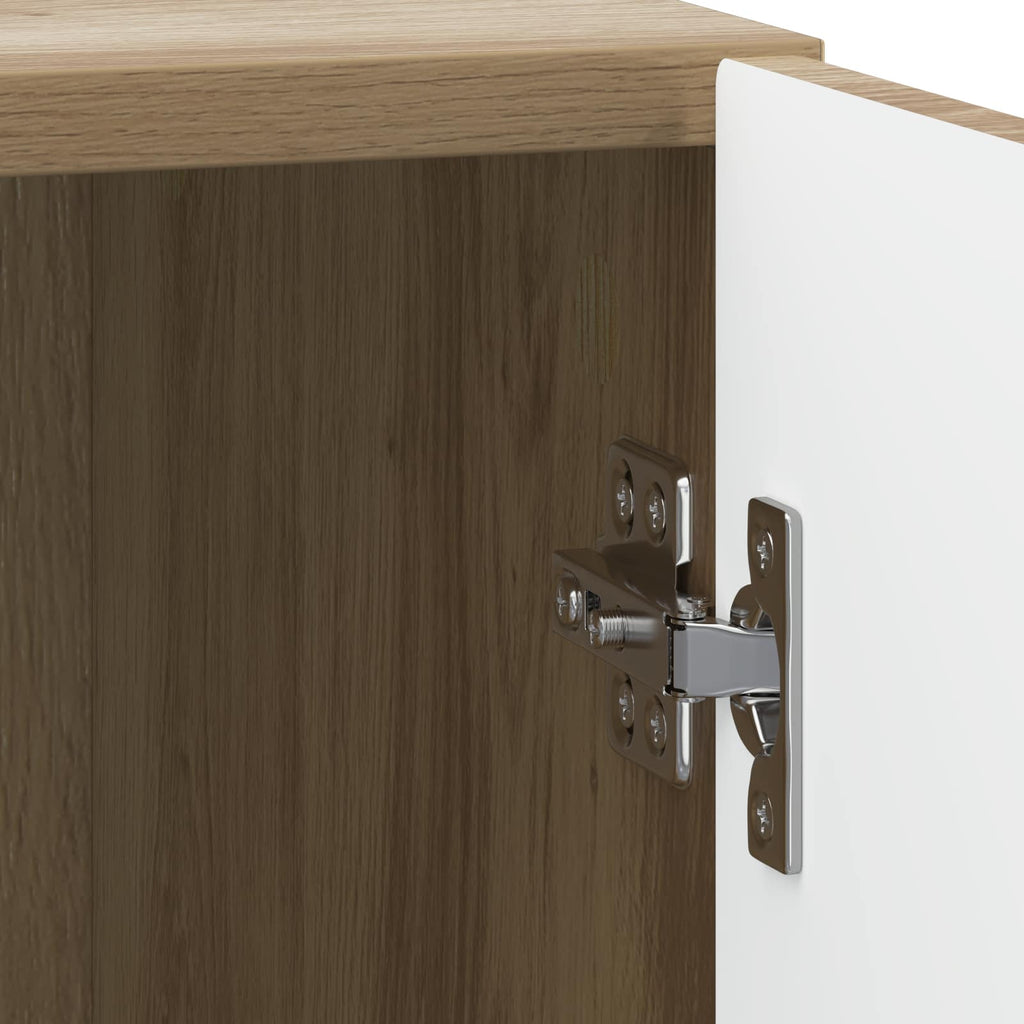 Nachttisch 2 pcs Artisan-Eiche 43 x 34,5 x 50 cm Holzwerkstoff