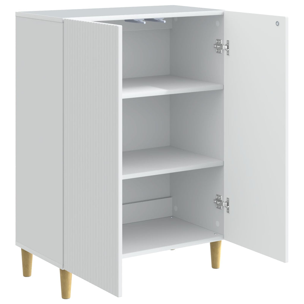 Sideboard Weiß 66 x 34,5 x 90 cm Holzwerkstoff