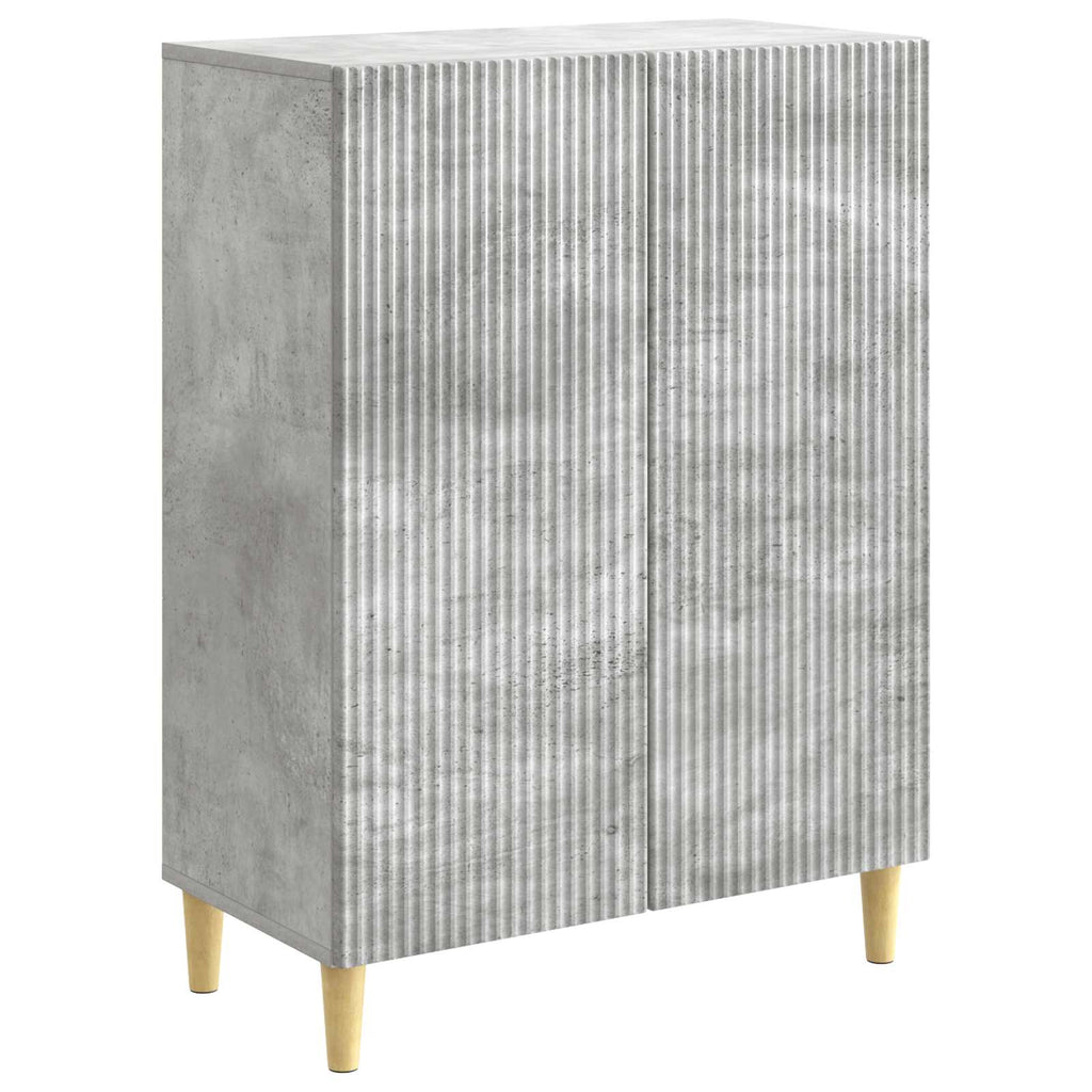Sideboard Betongrau 66 x 34,5 x 90 cm Holzwerkstoff