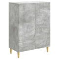 Sideboard Betongrau 66 x 34,5 x 90 cm Holzwerkstoff