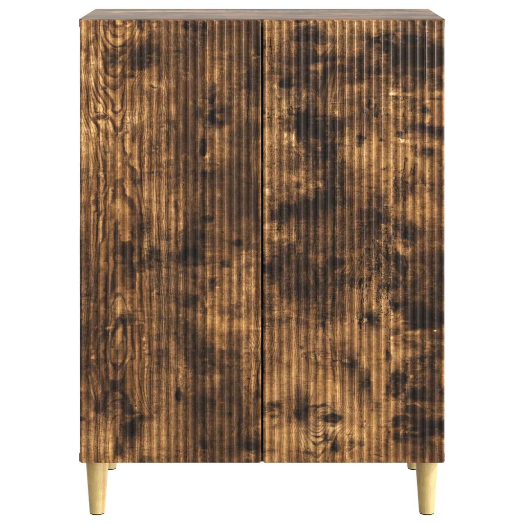 Sideboard Geräucherte Eiche 66 x 34,5 x 90 cm Holzwerkstoff