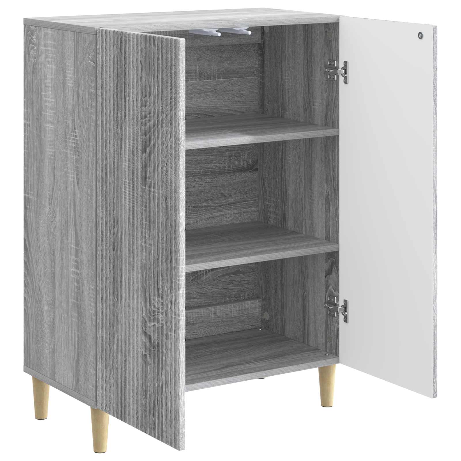Sideboard Graues Sonoma 66 x 34,5 x 90 cm Holzwerkstoff