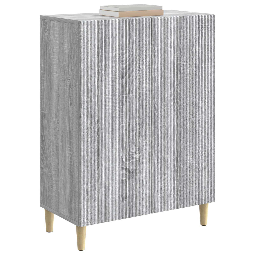 Sideboard Graues Sonoma 66 x 34,5 x 90 cm Holzwerkstoff
