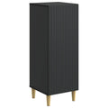 Sideboard Schwarz 33 x 34,5 x 90 cm Holzwerkstoff