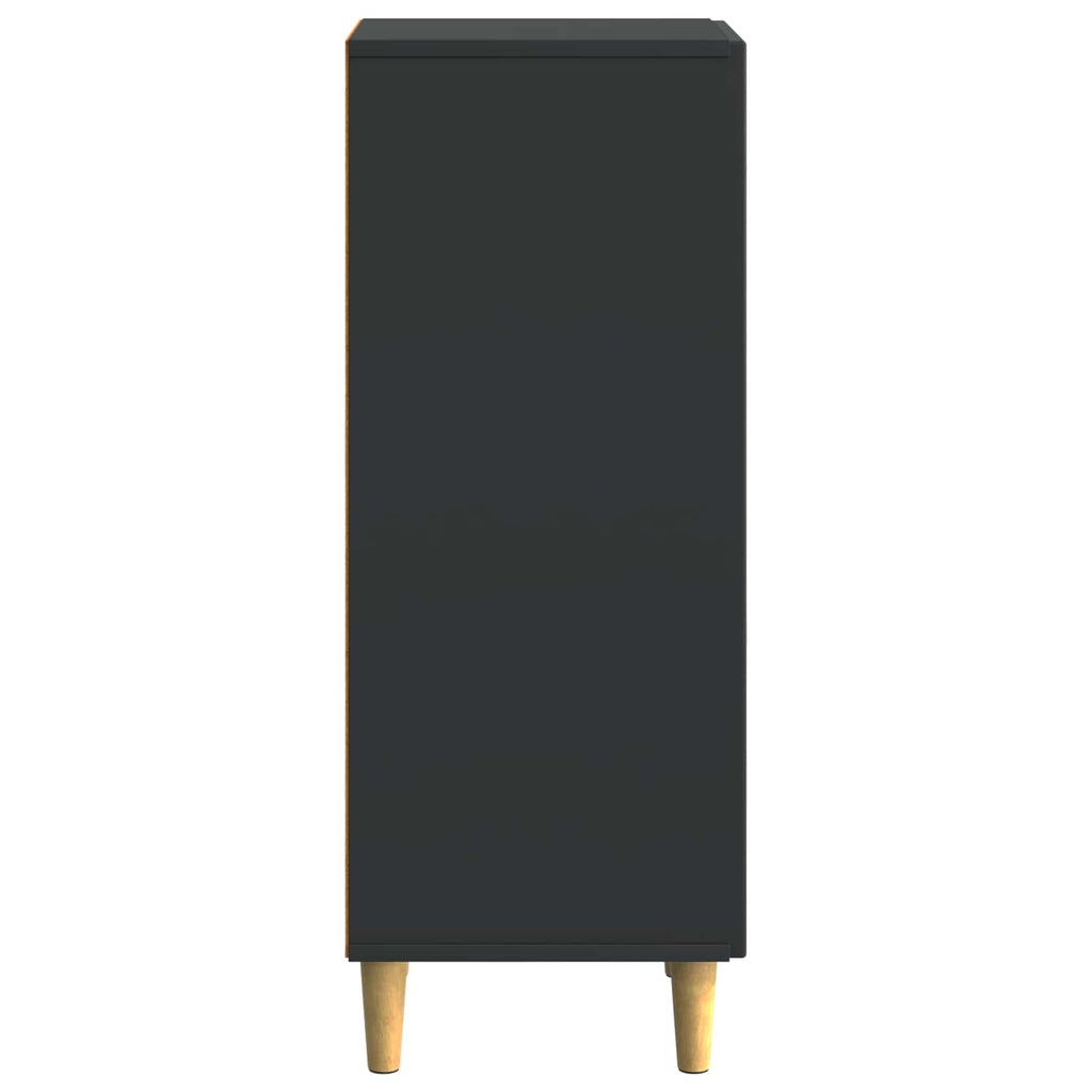 Sideboard Schwarz 33 x 34,5 x 90 cm Holzwerkstoff