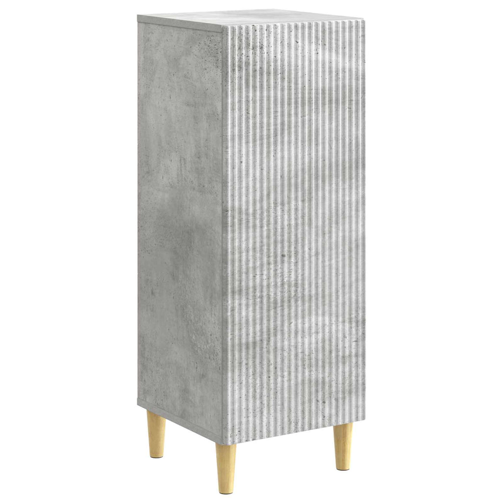 Sideboard Betongrau 33 x 34,5 x 90 cm Holzwerkstoff
