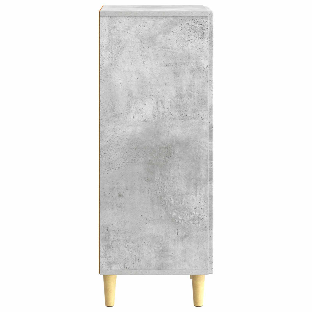 Sideboard Betongrau 33 x 34,5 x 90 cm Holzwerkstoff