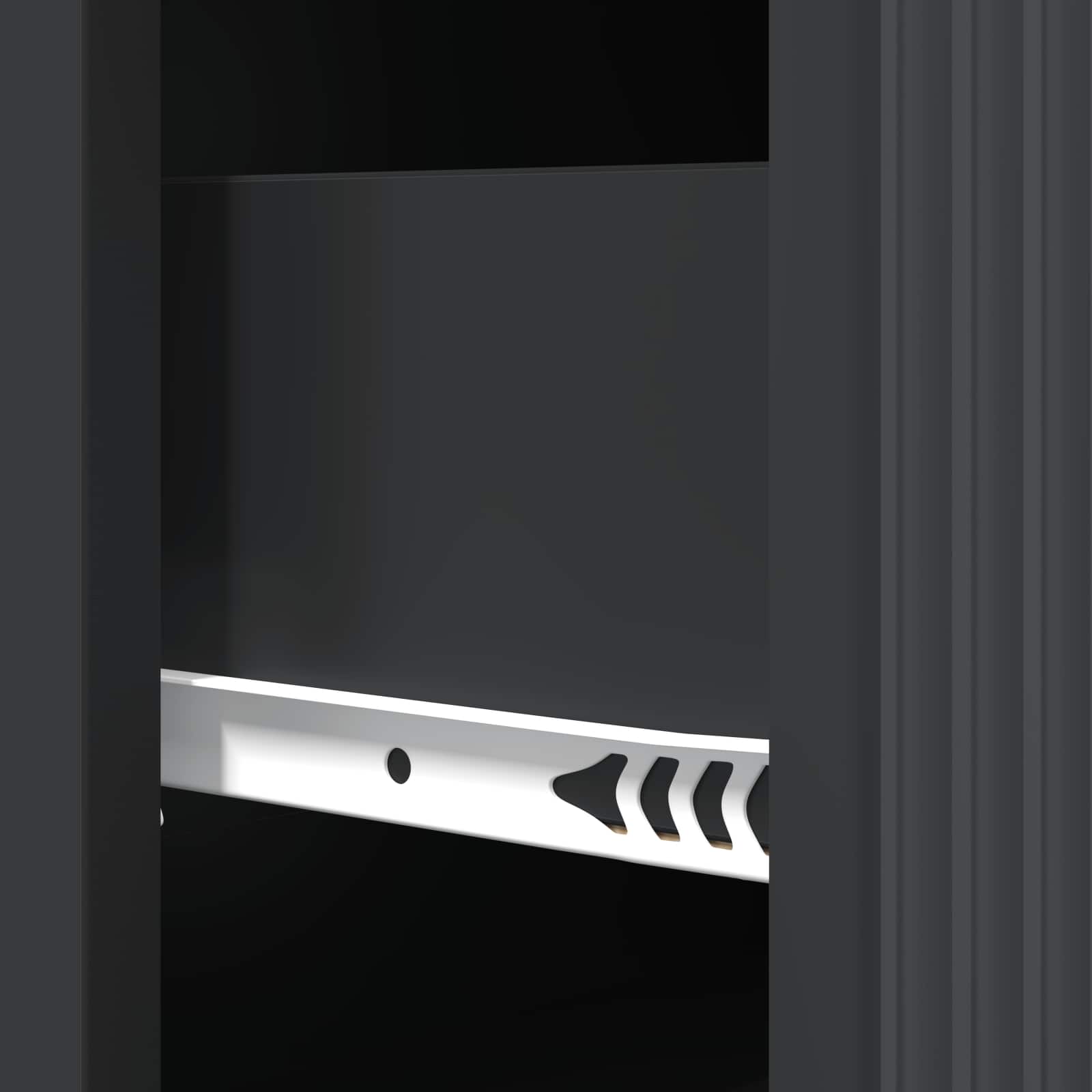 Schubladenschrank Schwarz 66 x 34,5 x 90 cm Holzwerkstoff