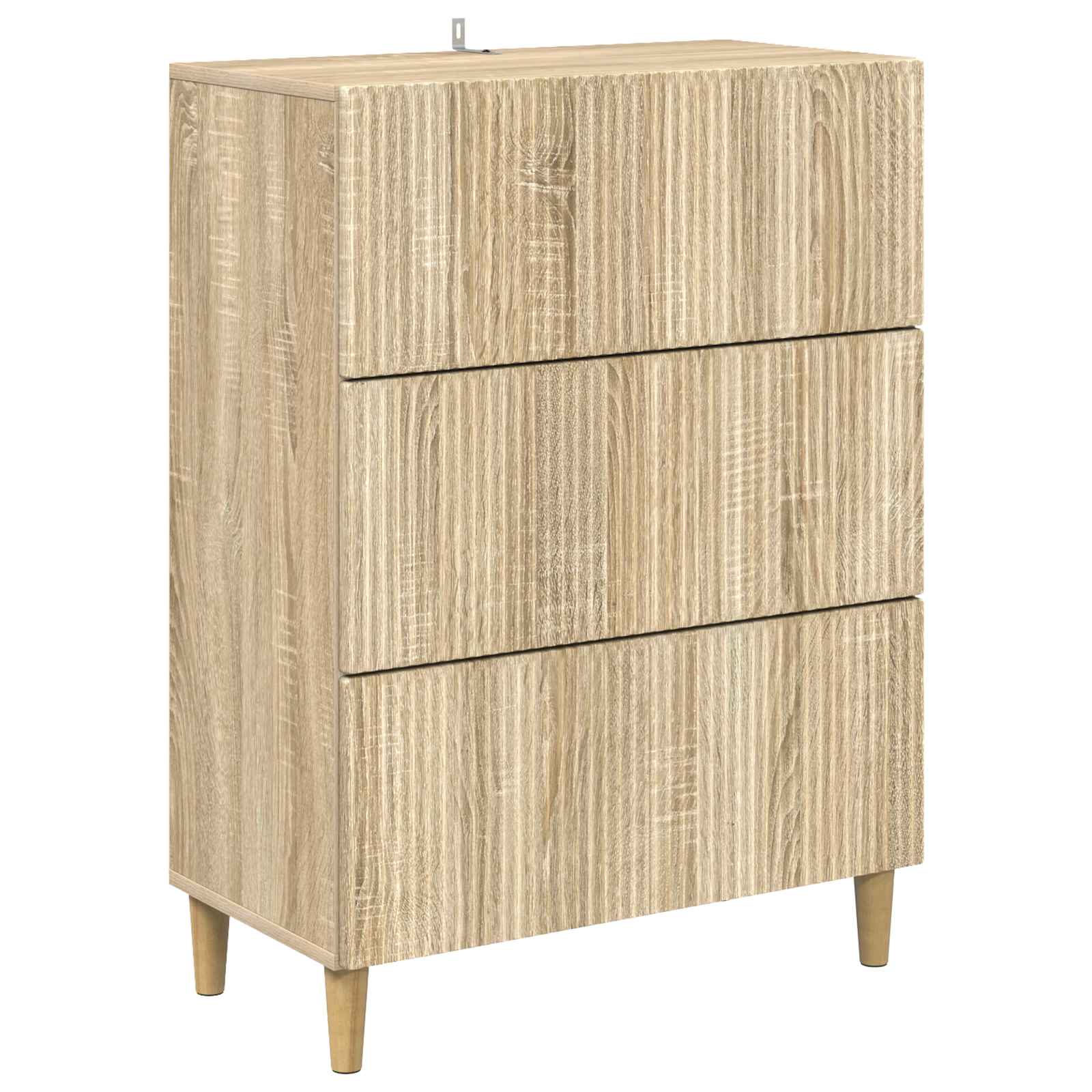 Schubladenschrank Sonoma-Eiche 66 x 34,5 x 90 cm Holzwerkstoff