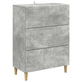 Schubladenschrank Betongrau 66 x 34,5 x 90 cm Holzwerkstoff