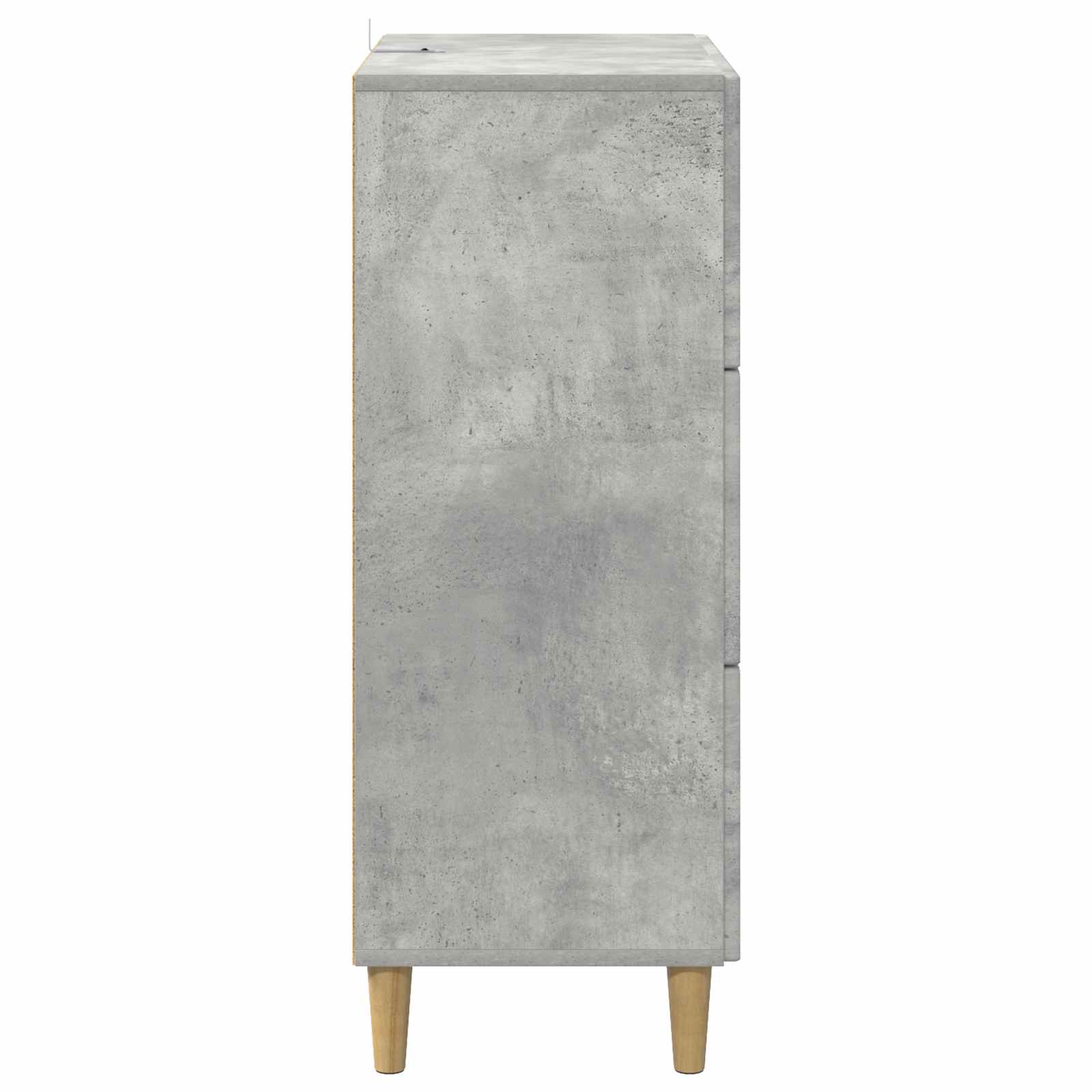 Schubladenschrank Betongrau 66 x 34,5 x 90 cm Holzwerkstoff