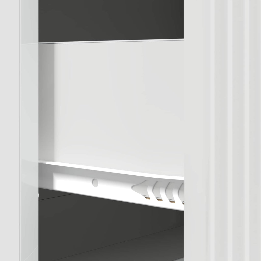 Schubladenschrank Hochglanz Weiß 66 x 34,5 x 90 cm