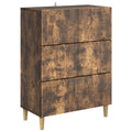Schubladenschrank Geräucherte Eiche 66 x 34,5 x 90 cm