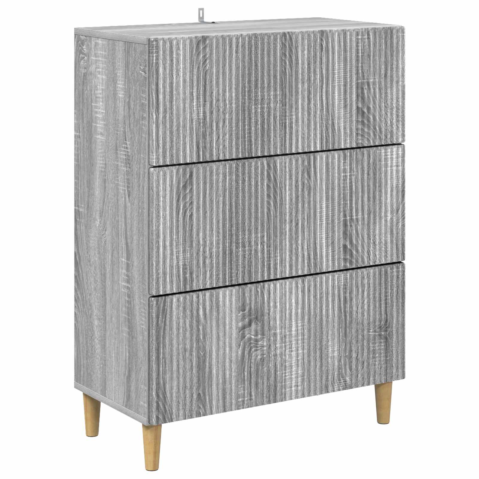 Schubladenschrank Graues Sonoma 66 x 34,5 x 90 cm Holzwerkstoff