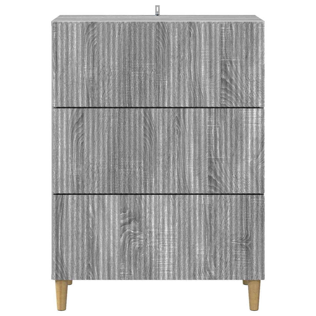Schubladenschrank Graues Sonoma 66 x 34,5 x 90 cm Holzwerkstoff