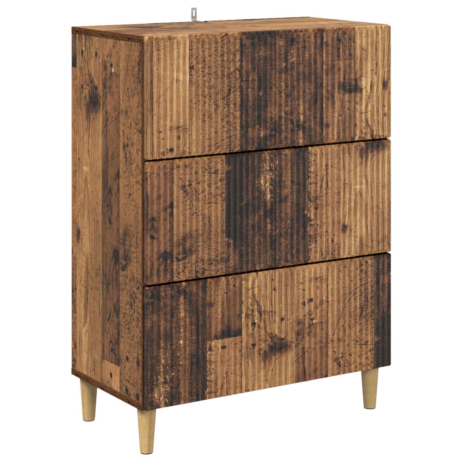Schubladenschrank Altholz 66 x 34,5 x 90 cm Holzwerkstoff