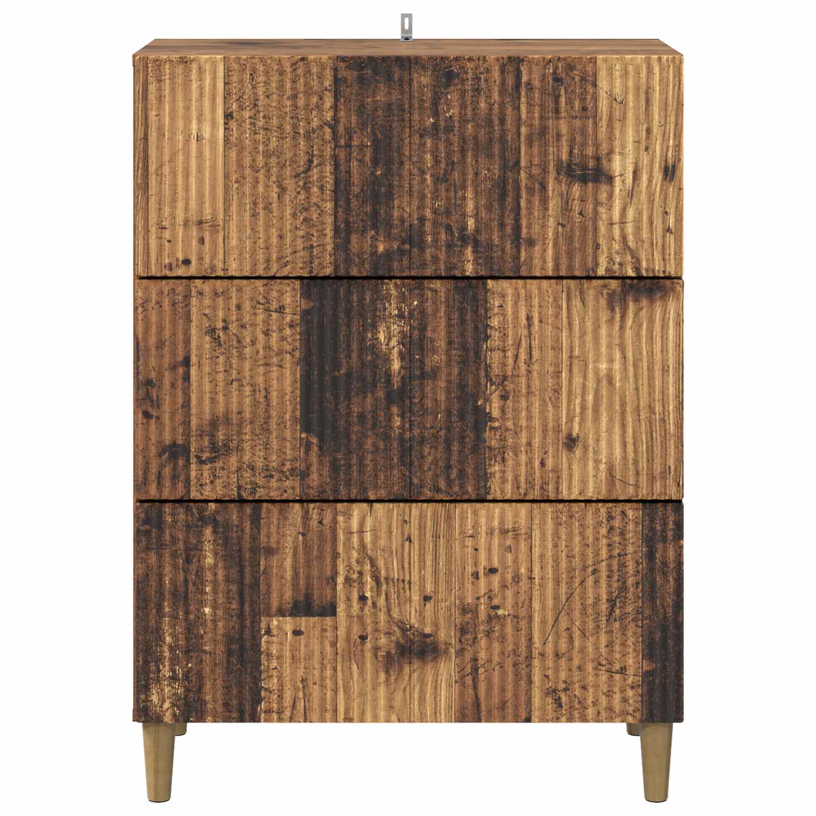 Schubladenschrank Altholz 66 x 34,5 x 90 cm Holzwerkstoff