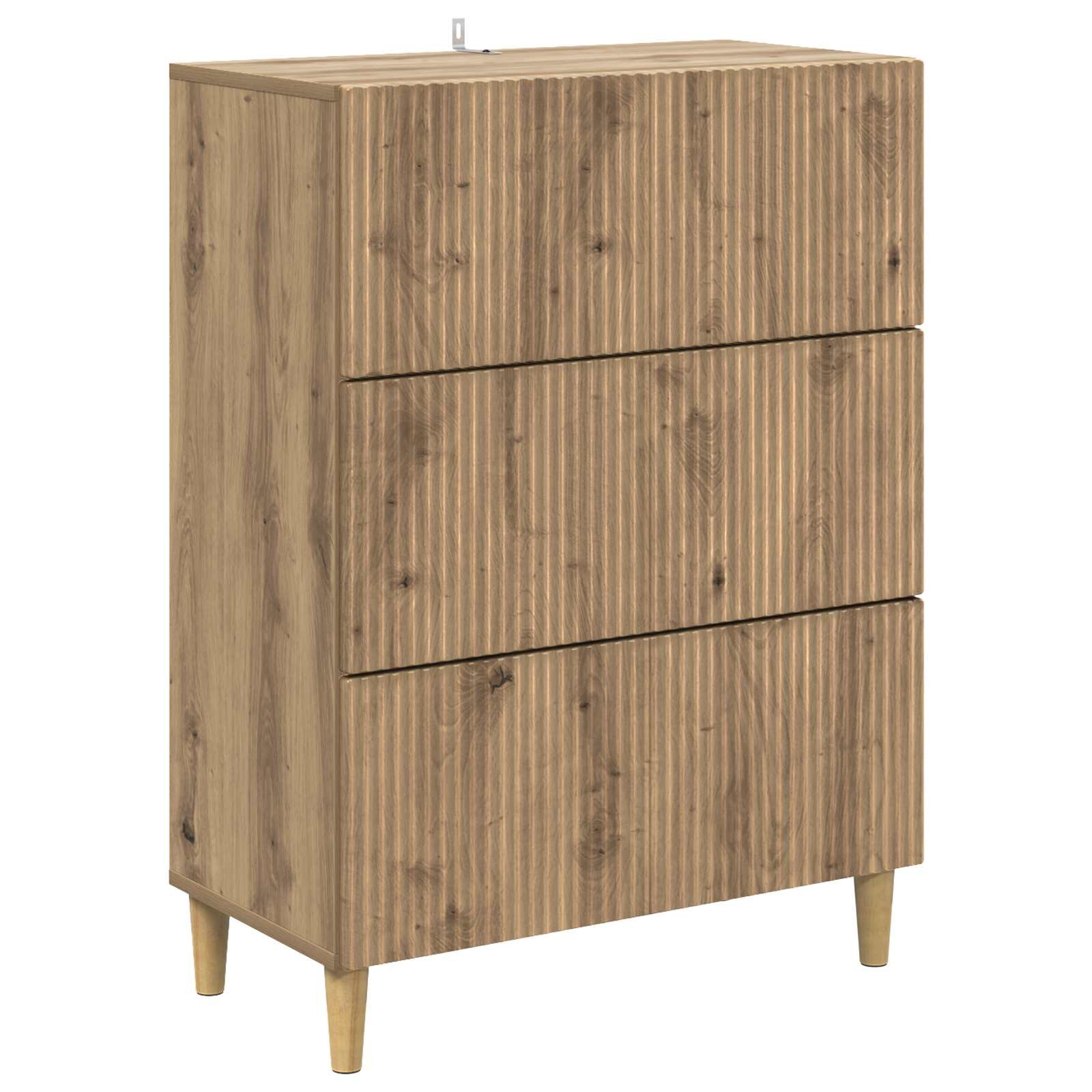 Schubladenschrank Artisan-Eiche 66 x 34,5 x 90 cm Holzwerkstoff