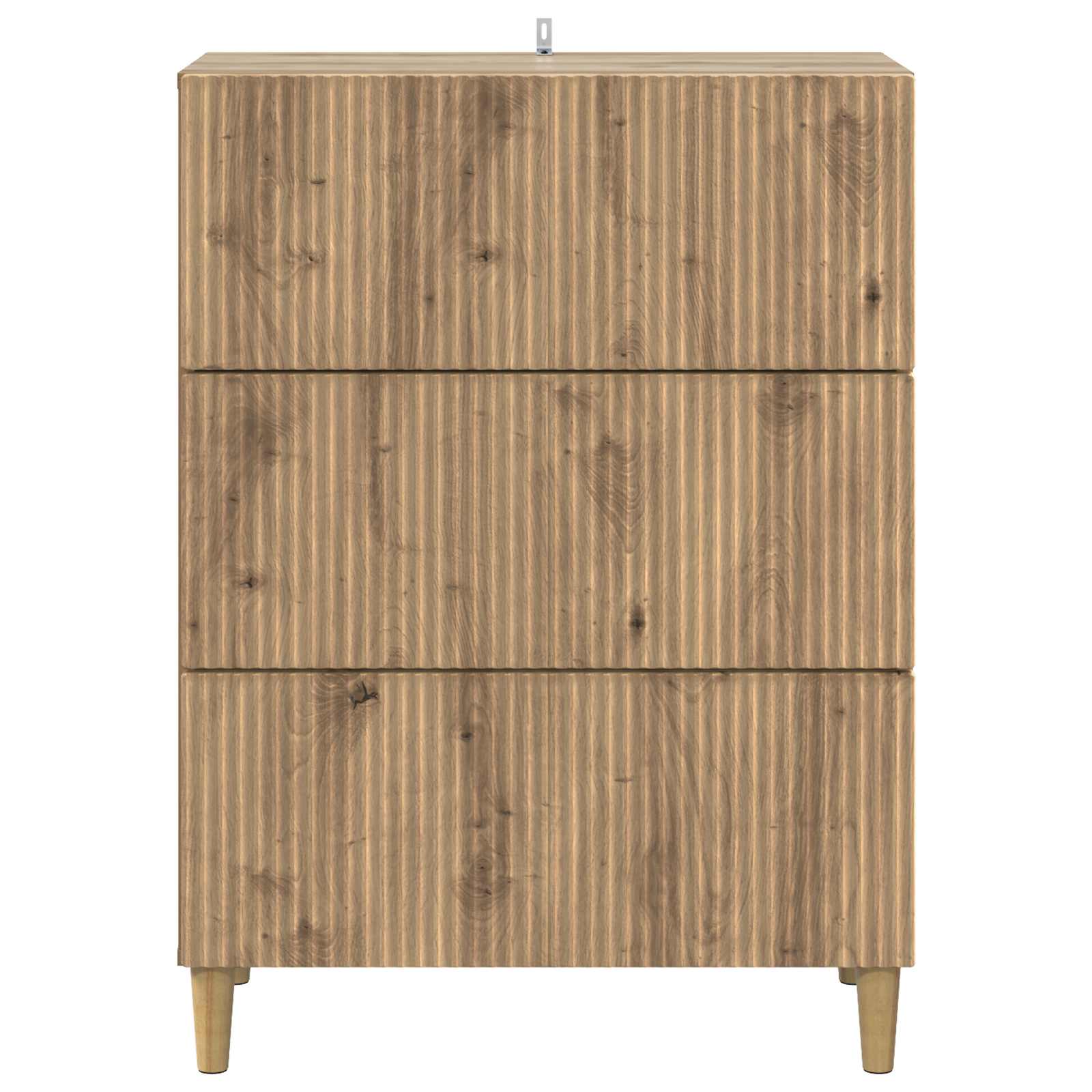 Schubladenschrank Artisan-Eiche 66 x 34,5 x 90 cm Holzwerkstoff