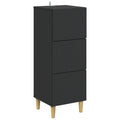 Schubladenschrank Schwarz 33 x 34,5 x 90 cm Holzwerkstoff
