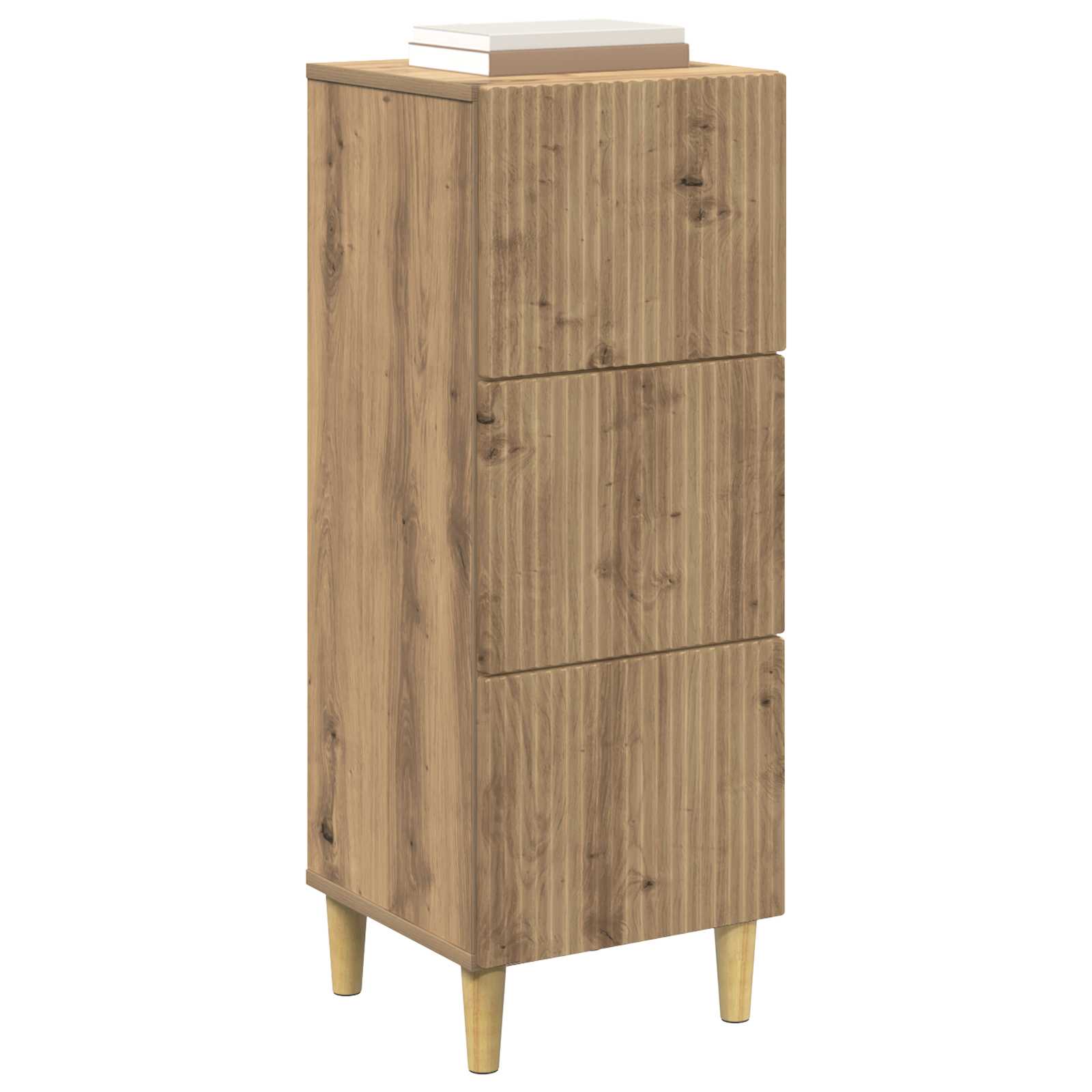 Schubladenschrank Artisan-Eiche 33 x 34,5 x 90 cm Holzwerkstoff