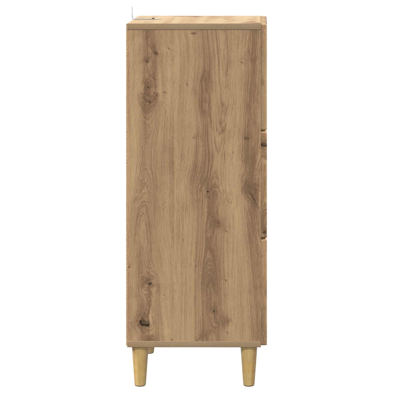 Schubladenschrank Artisan-Eiche 33 x 34,5 x 90 cm Holzwerkstoff