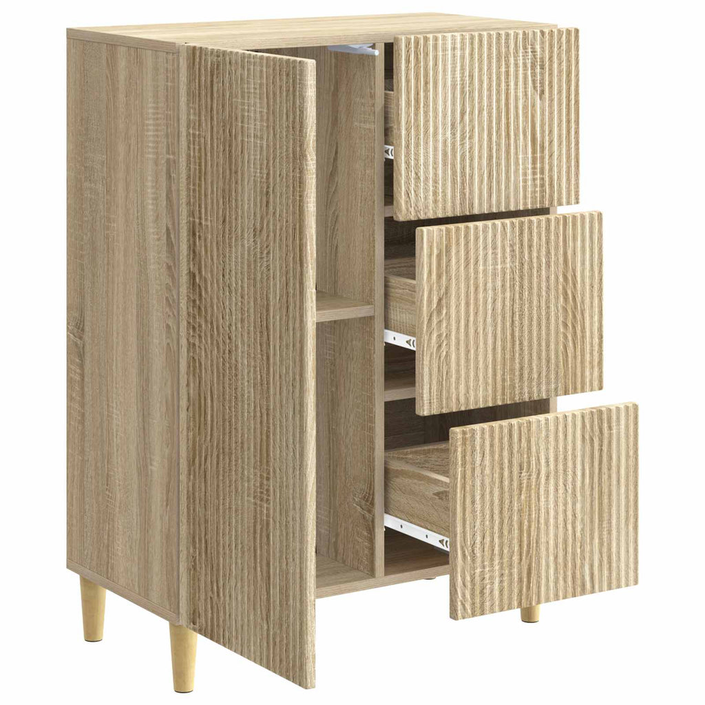 Sideboard Sonoma-Eiche 66 x 34,5 x 90 cm Holzwerkstoff