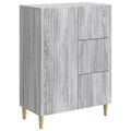 Sideboard Graues Sonoma 66 x 34,5 x 90 cm Holzwerkstoff