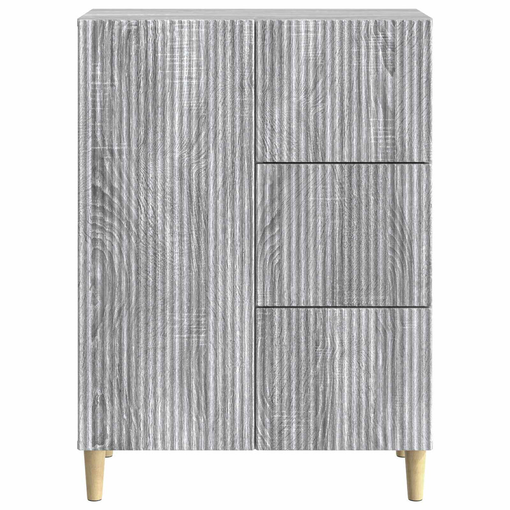 Sideboard Graues Sonoma 66 x 34,5 x 90 cm Holzwerkstoff