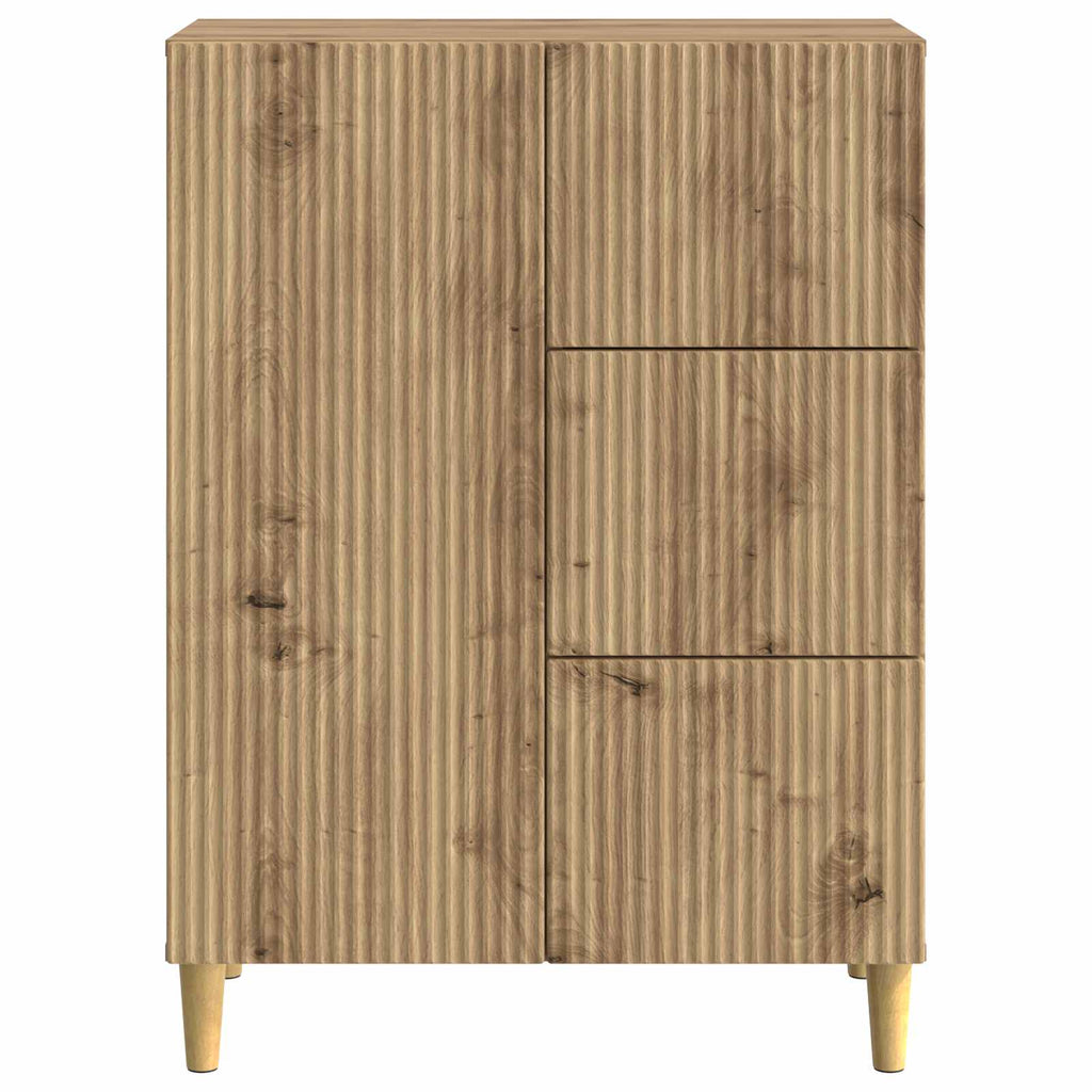 Sideboard Artisan-Eiche 66 x 34,5 x 90 cm Holzwerkstoff
