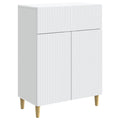 Sideboard mit Schubladen Weiß 66 x 34,5 x 90 cm Holzwerkstoff