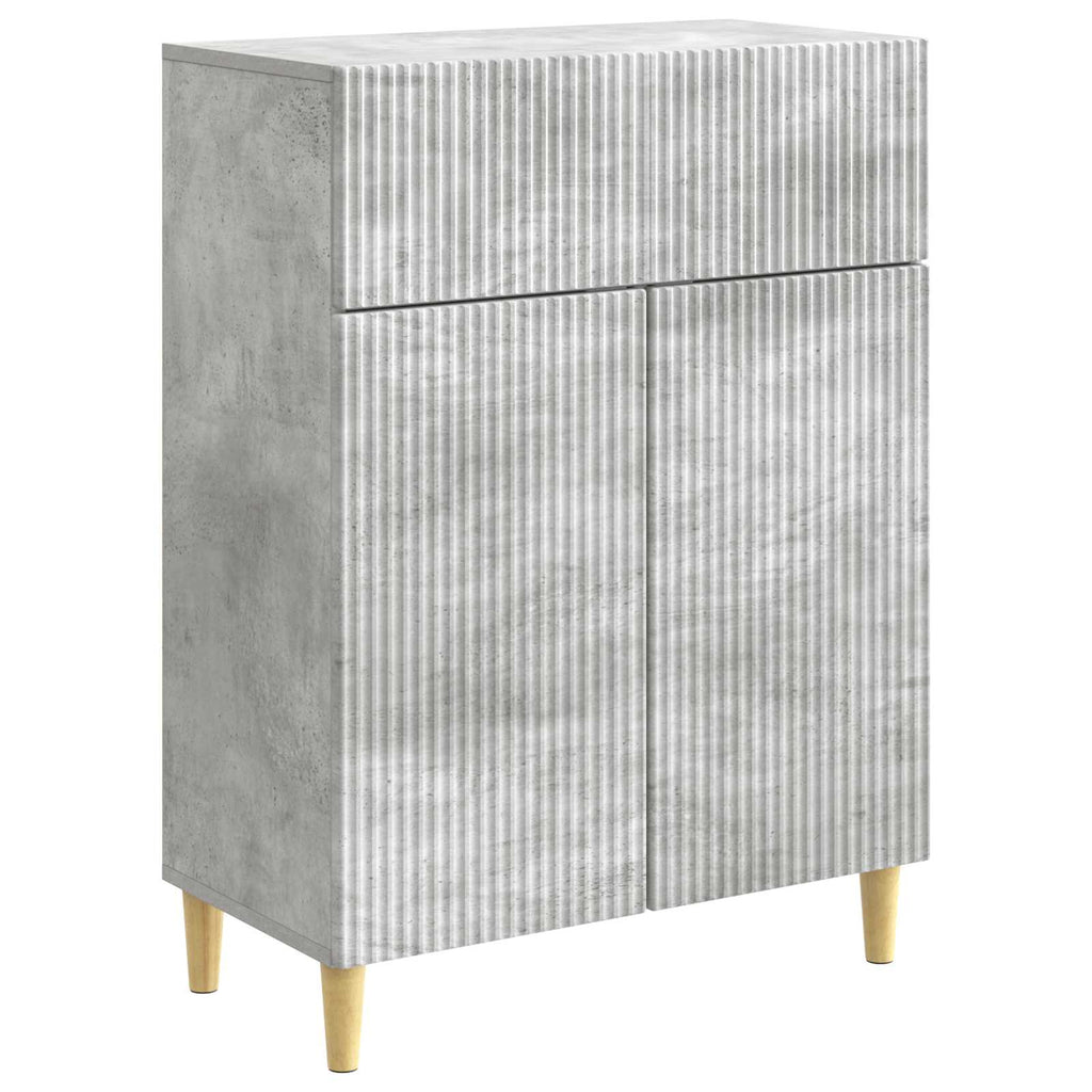 Sideboard Betongrau 66 x 34,5 x 90 cm Holzwerkstoff