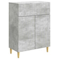 Sideboard Betongrau 66 x 34,5 x 90 cm Holzwerkstoff