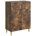 Sideboard Geräucherte Eiche 66 x 34,5 x 90 cm Holzwerkstoff