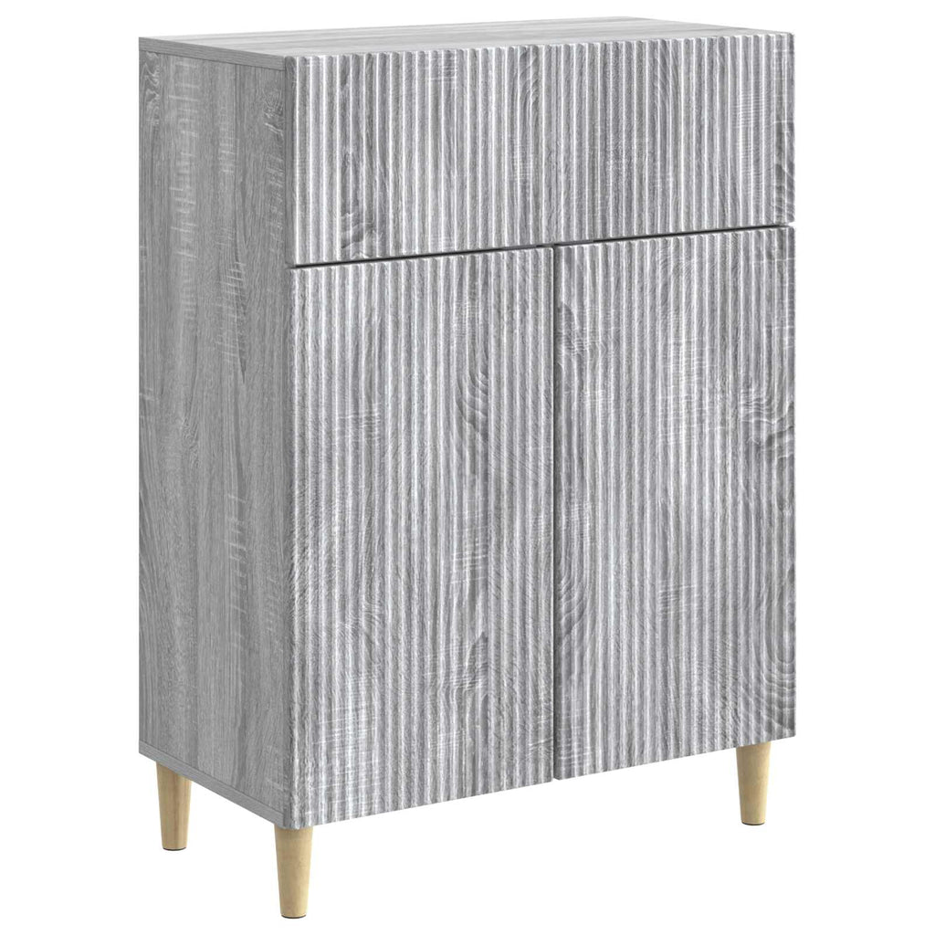 Sideboard Graues Sonoma 66 x 34,5 x 90 cm Holzwerkstoff