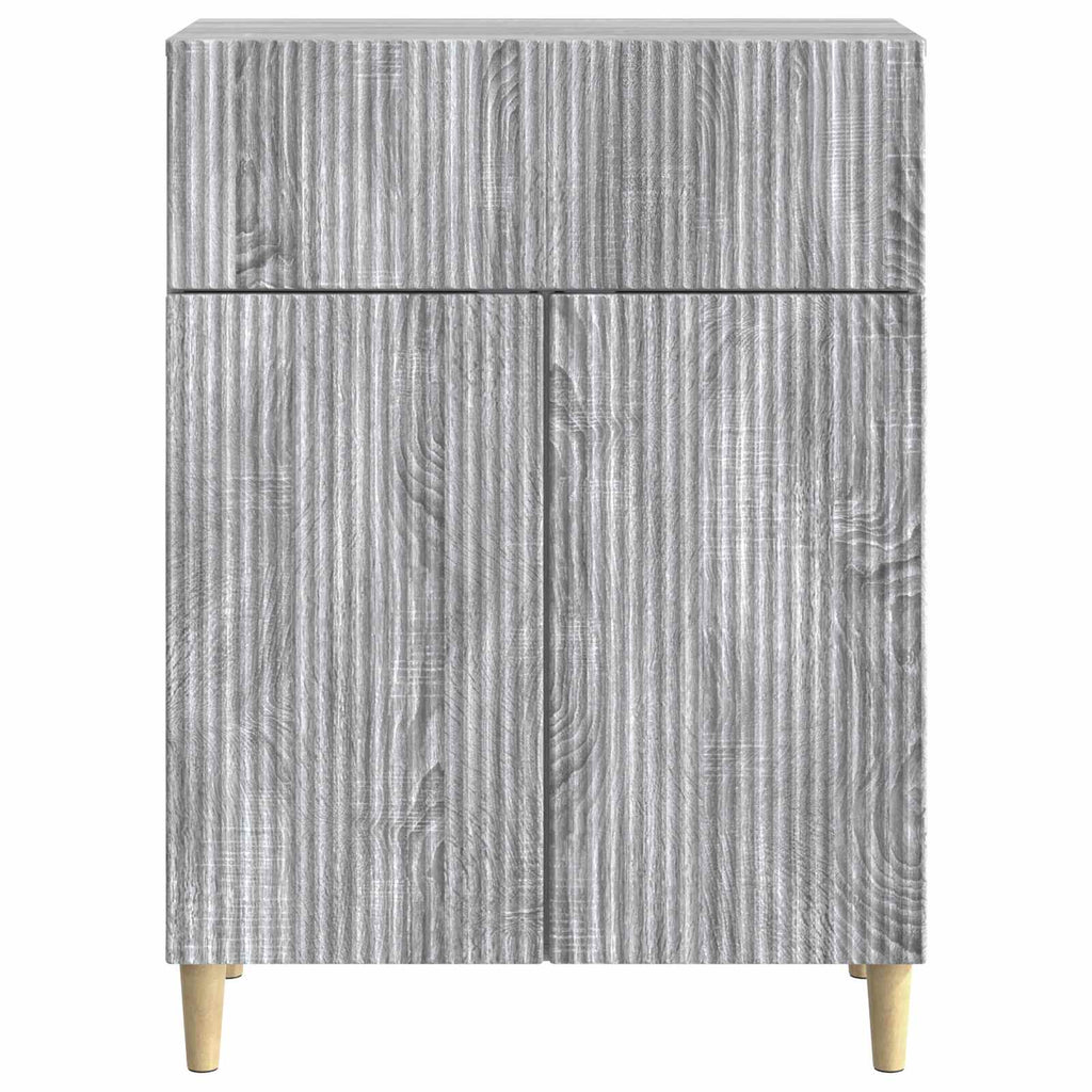 Sideboard Graues Sonoma 66 x 34,5 x 90 cm Holzwerkstoff