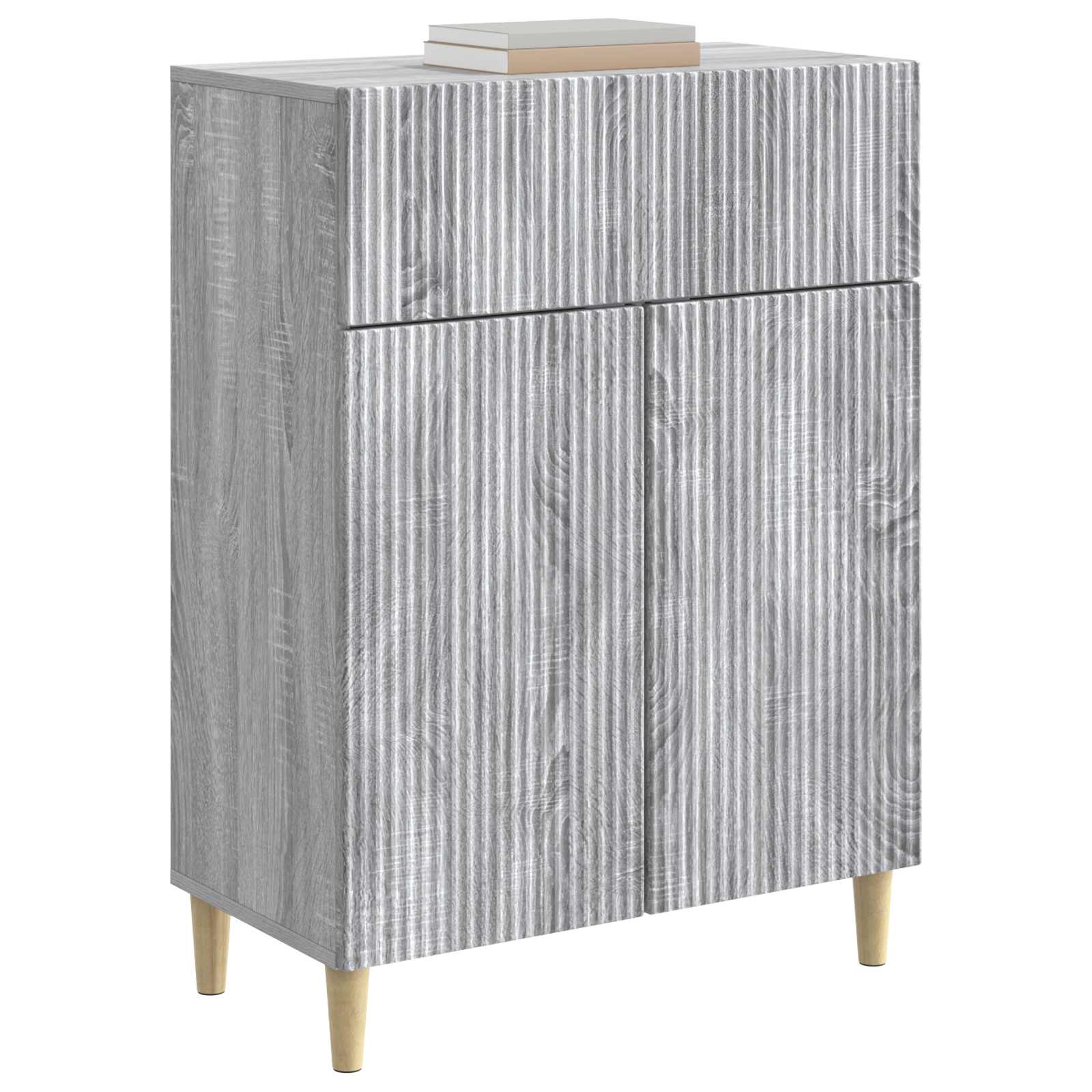 Sideboard Graues Sonoma 66 x 34,5 x 90 cm Holzwerkstoff
