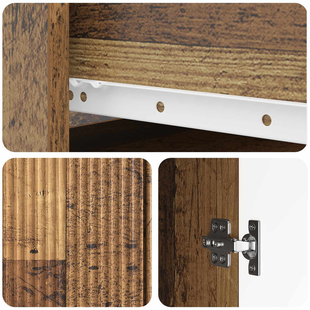 Sideboard Altholz 66 x 34,5 x 90 cm Holzwerkstoff