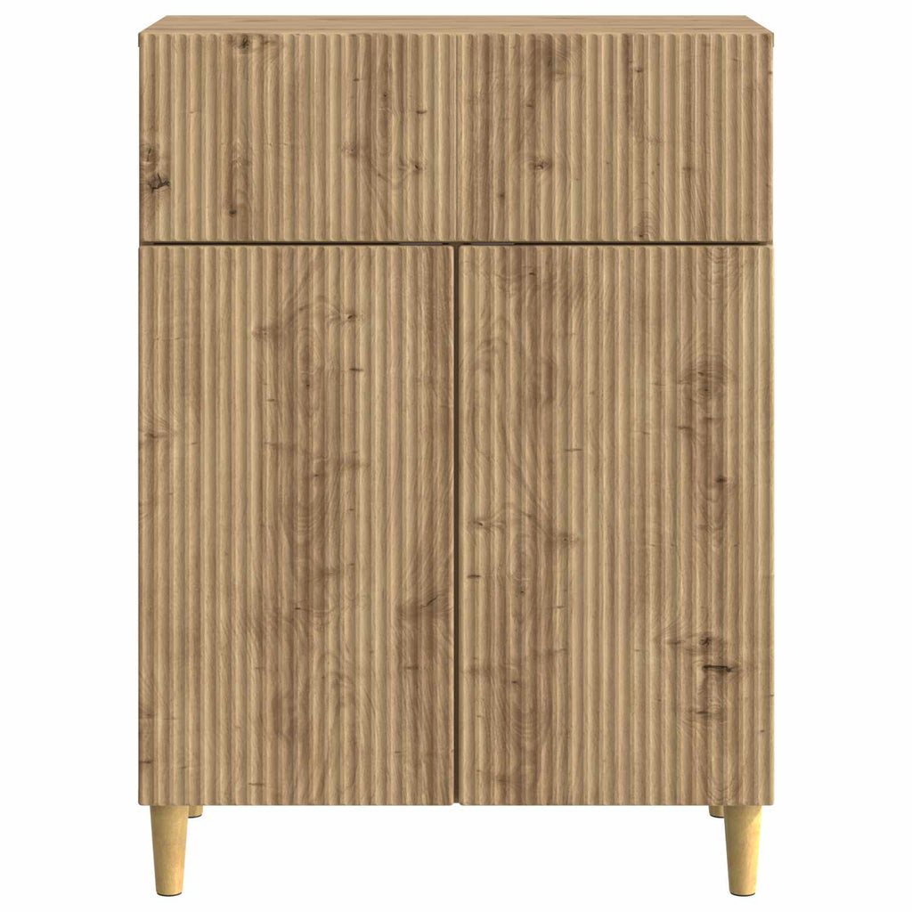 Sideboard Artisan-Eiche 66 x 34,5 x 90 cm Holzwerkstoff