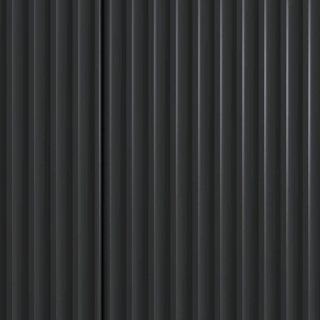 Sideboard Schwarz 89 x 34,5 x 80 cm Holzwerkstoff