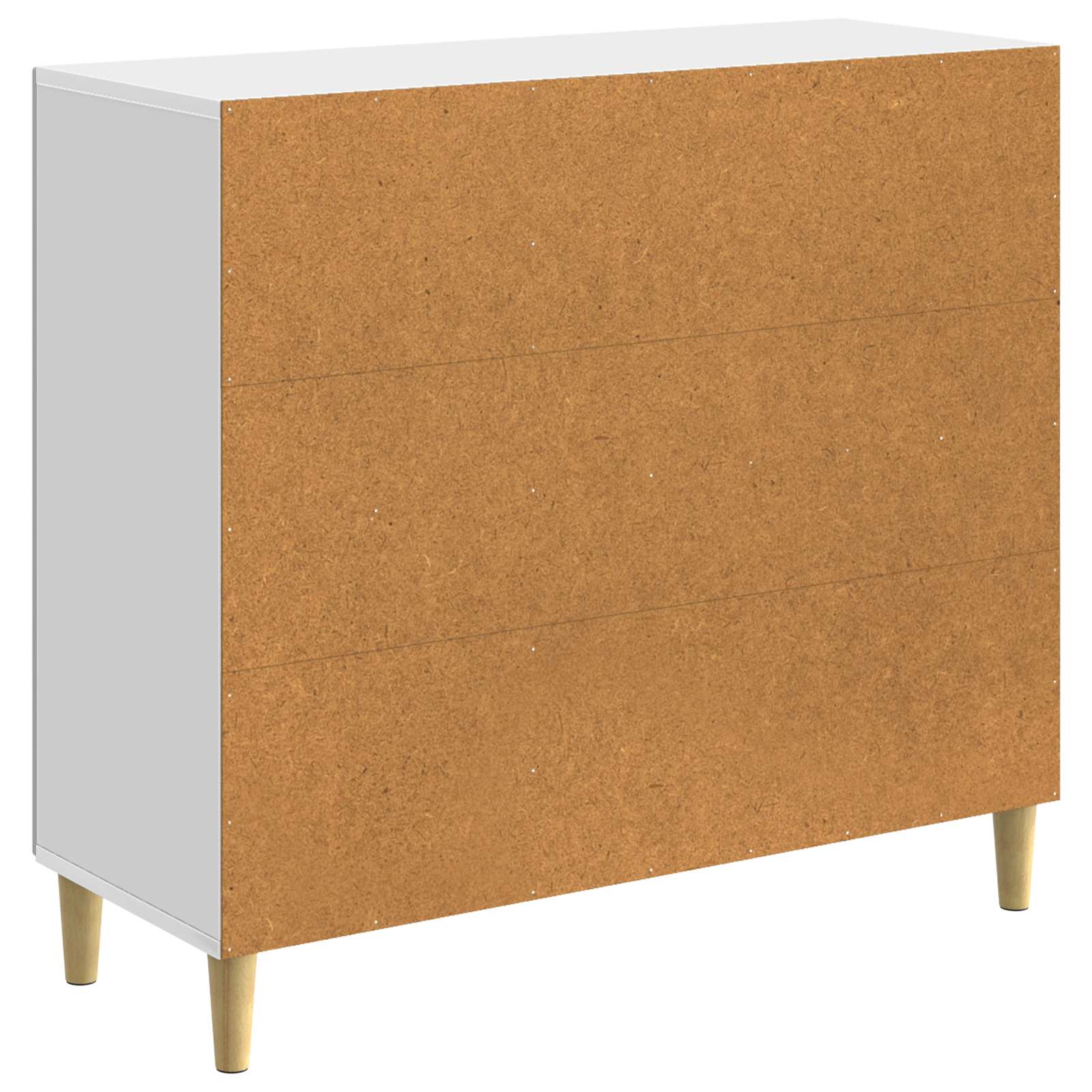 Sideboard Hochglanz Weiß 89 x 34,5 x 80 cm Holzwerkstoff