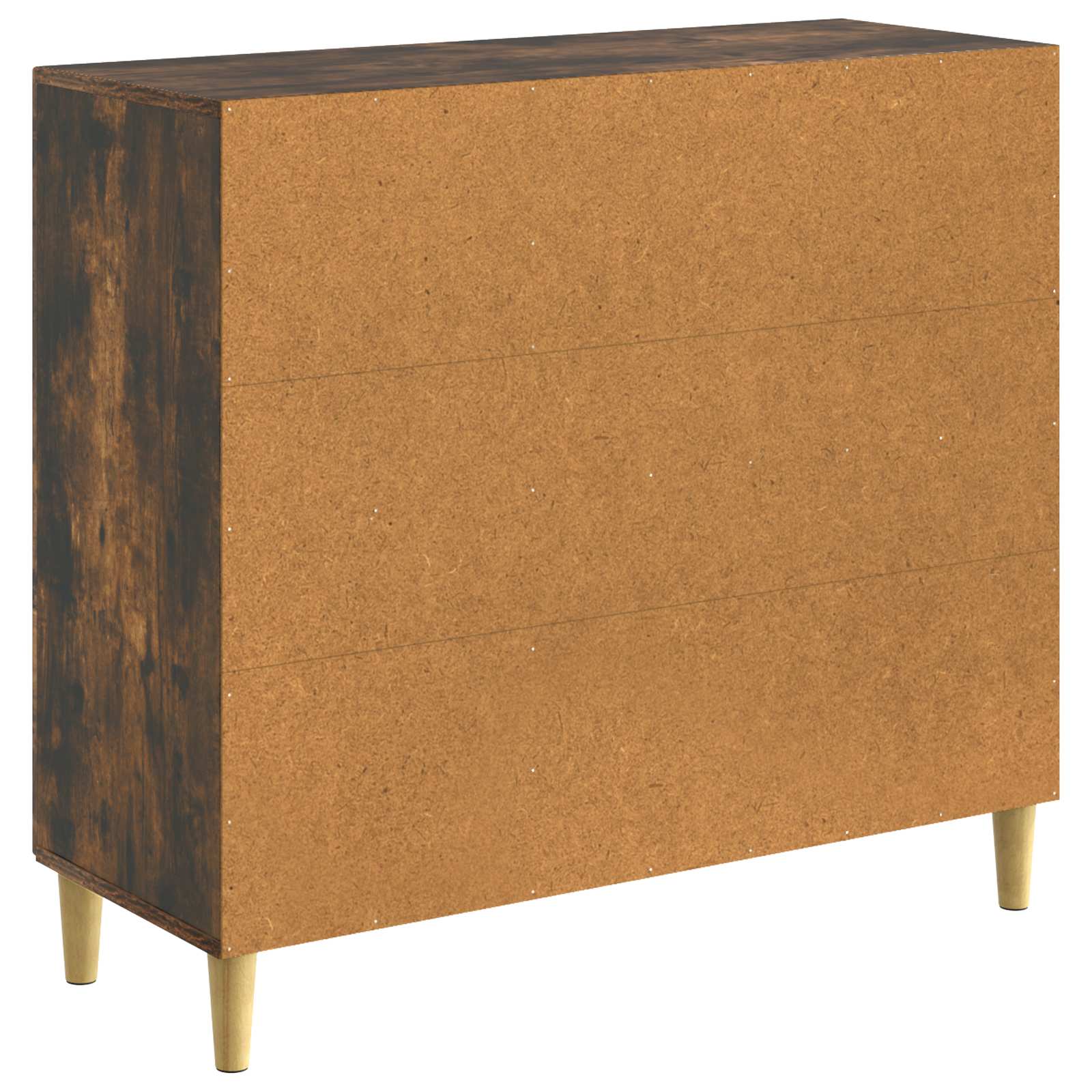 Sideboard Geräucherte Eiche 89 x 34,5 x 80 cm Holzwerkstoff