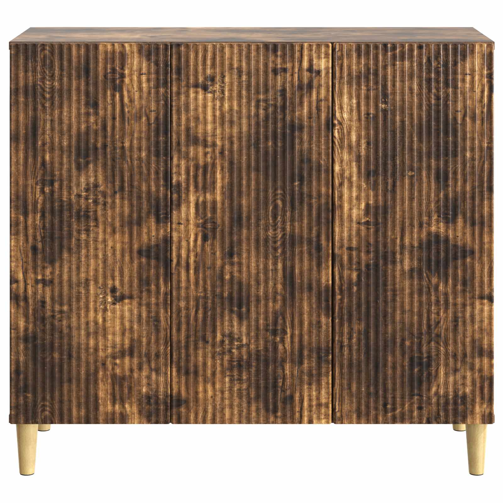 Sideboard Geräucherte Eiche 89 x 34,5 x 80 cm Holzwerkstoff