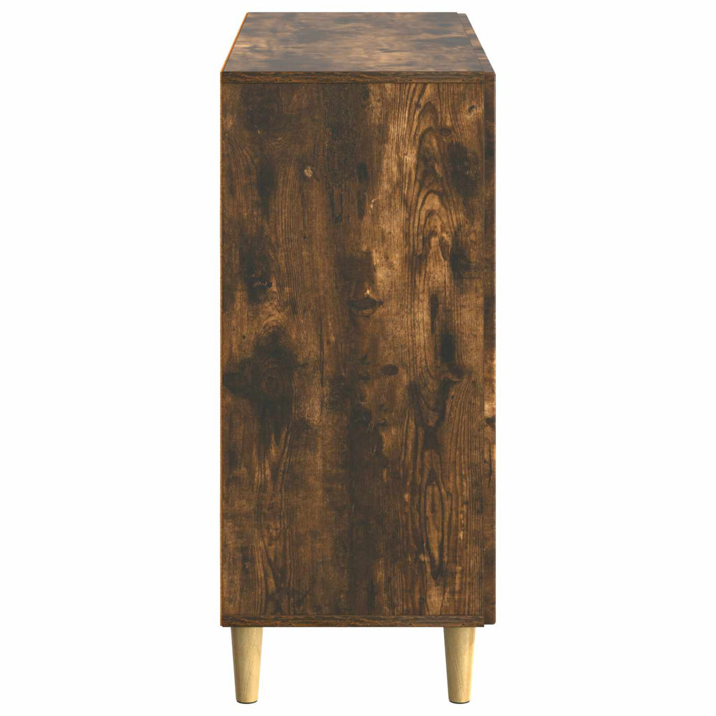 Sideboard Geräucherte Eiche 89 x 34,5 x 80 cm Holzwerkstoff