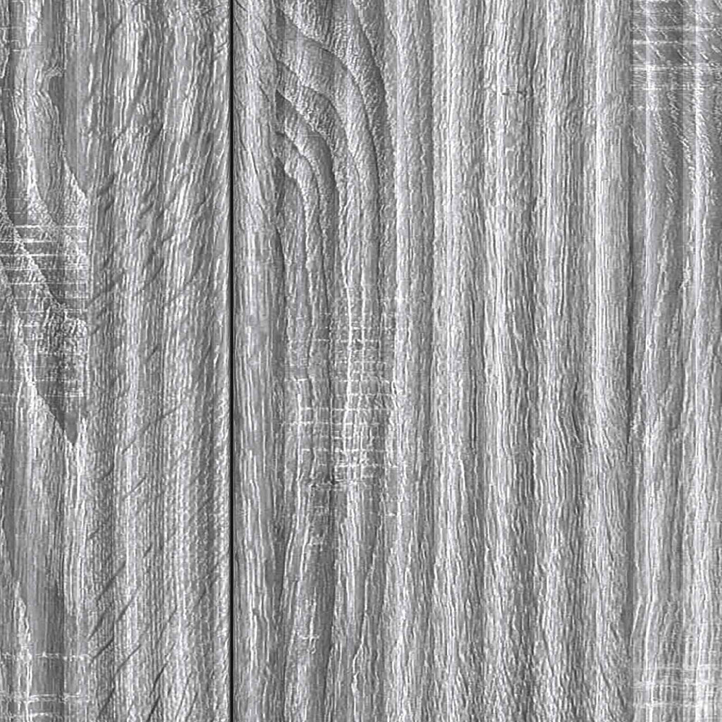 Sideboard Graues Sonoma 89 x 34,5 x 80 cm Holzwerkstoff