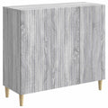 Sideboard Graues Sonoma 89 x 34,5 x 80 cm Holzwerkstoff