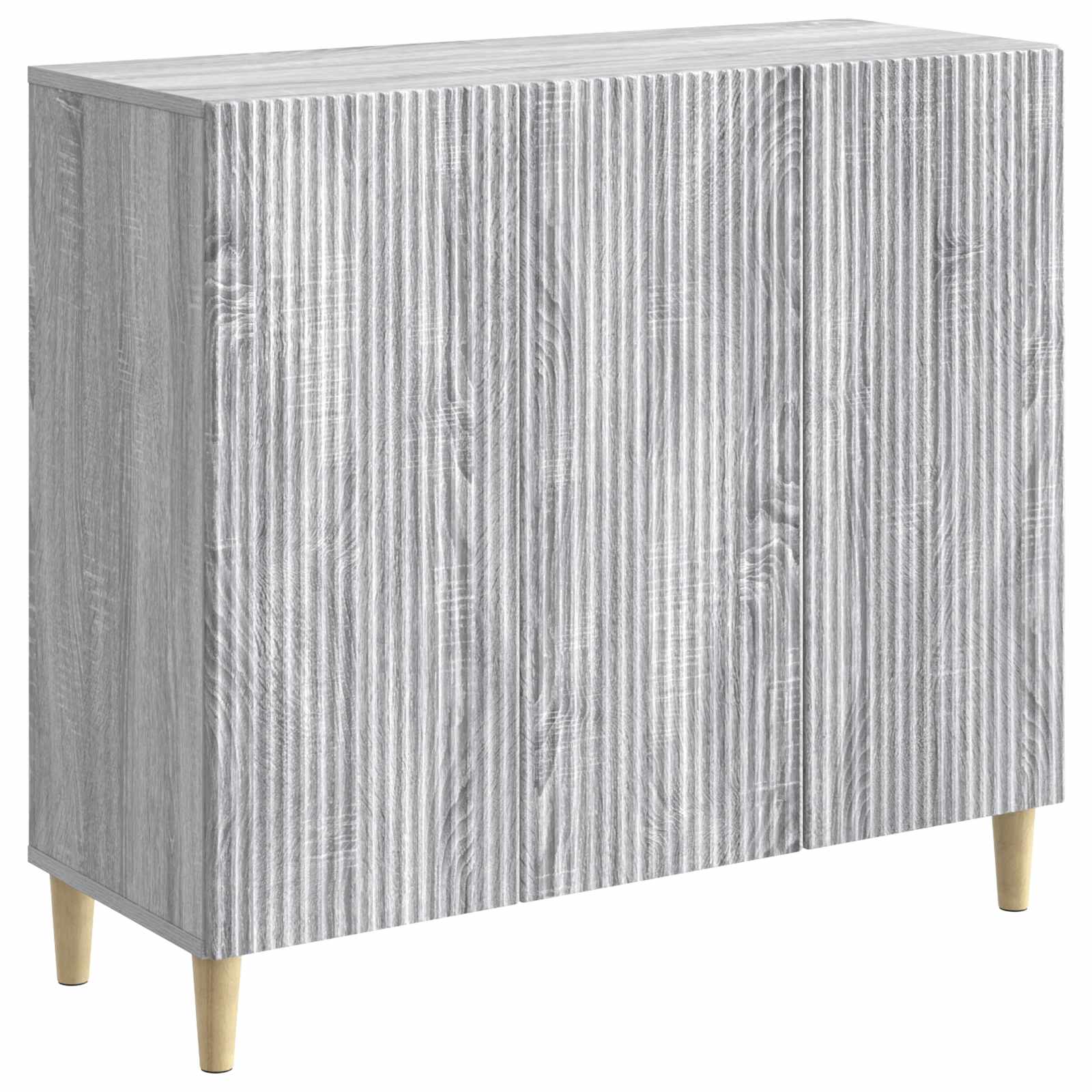 Sideboard Graues Sonoma 89 x 34,5 x 80 cm Holzwerkstoff
