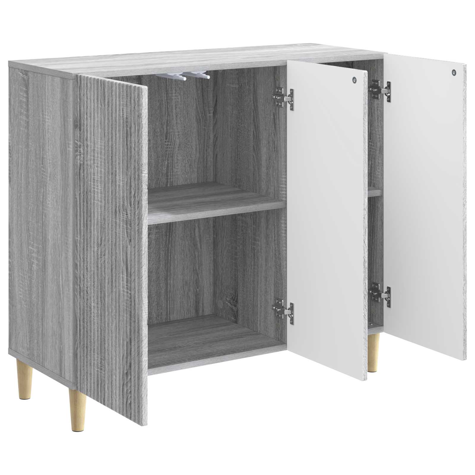 Sideboard Graues Sonoma 89 x 34,5 x 80 cm Holzwerkstoff