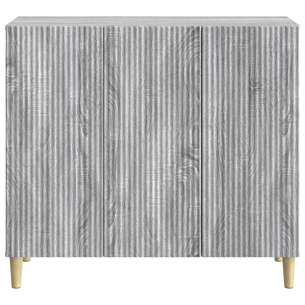 Sideboard Graues Sonoma 89 x 34,5 x 80 cm Holzwerkstoff